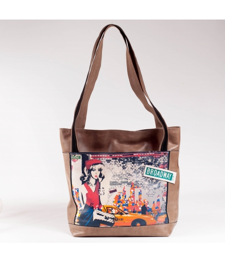 Женская городская сумка - «шоппер». 